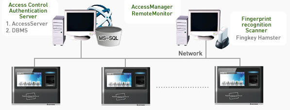 System Configuration of eNBioAccess T5